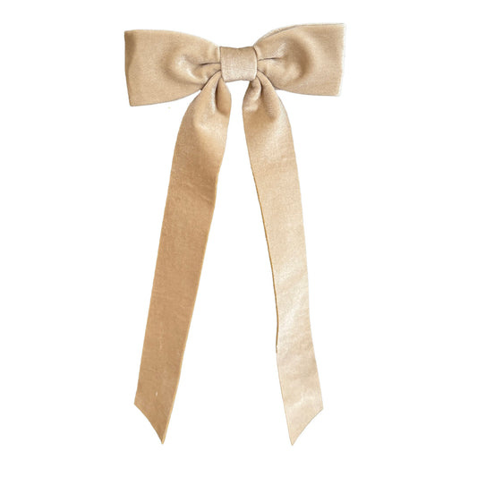 Classic Velvet Bow with Clip