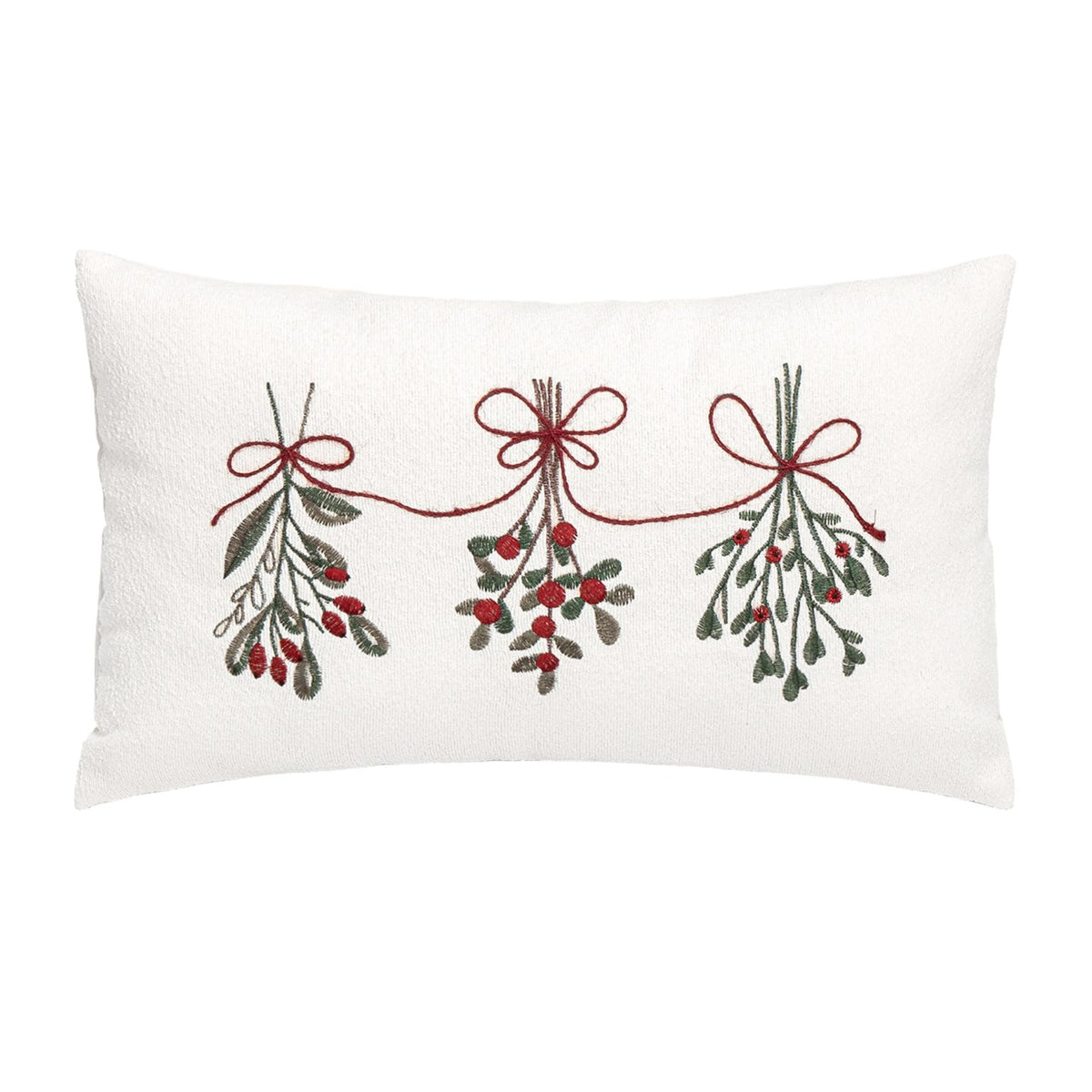 Decorative Berry Embroidered Cushion