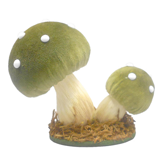 Green Mushroom Table Decor