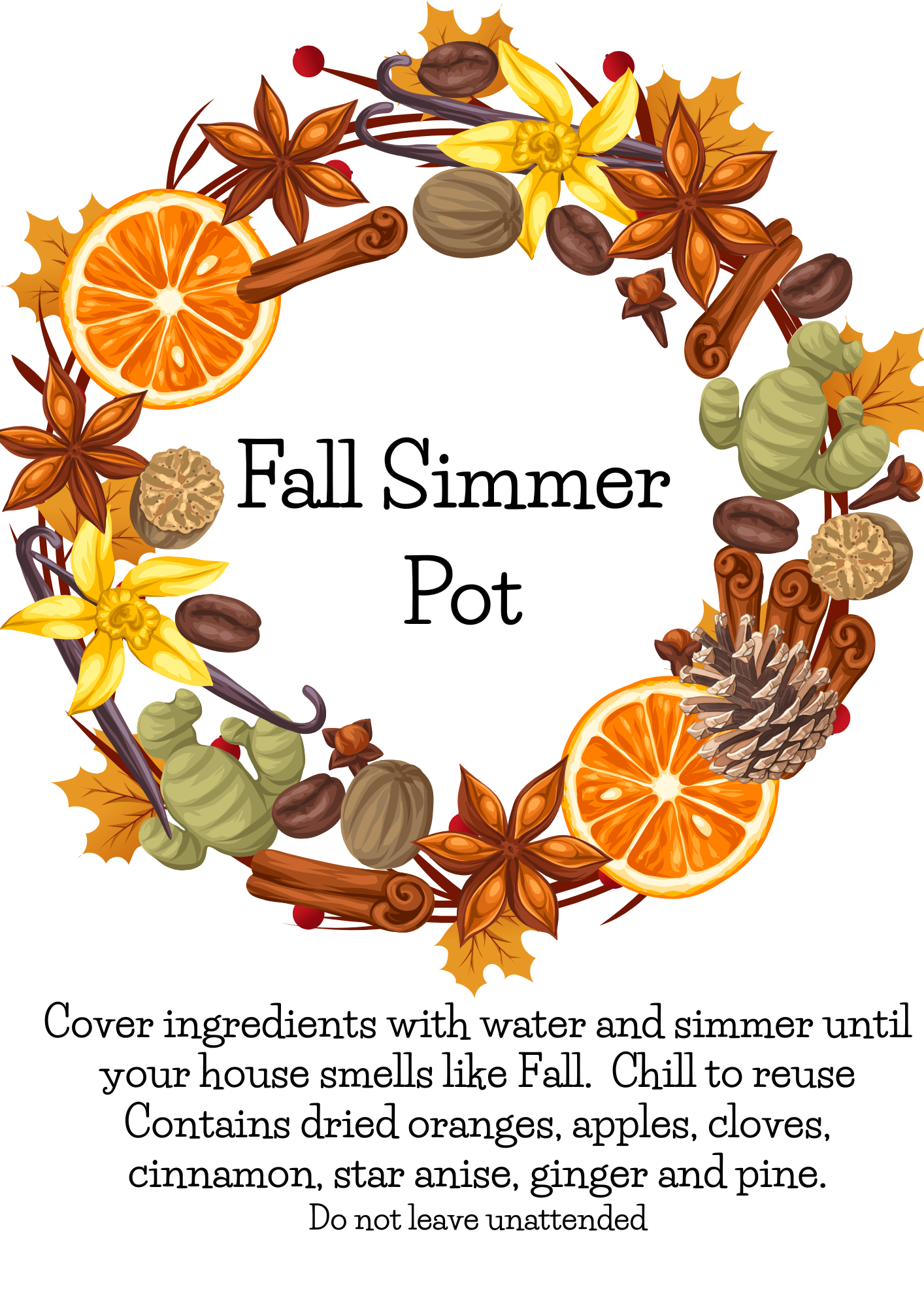 Smells Like Fall! Simmer Pot