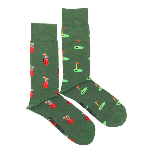 Men’s Socks | Golf Clubs & Green | PGA | Mismatched