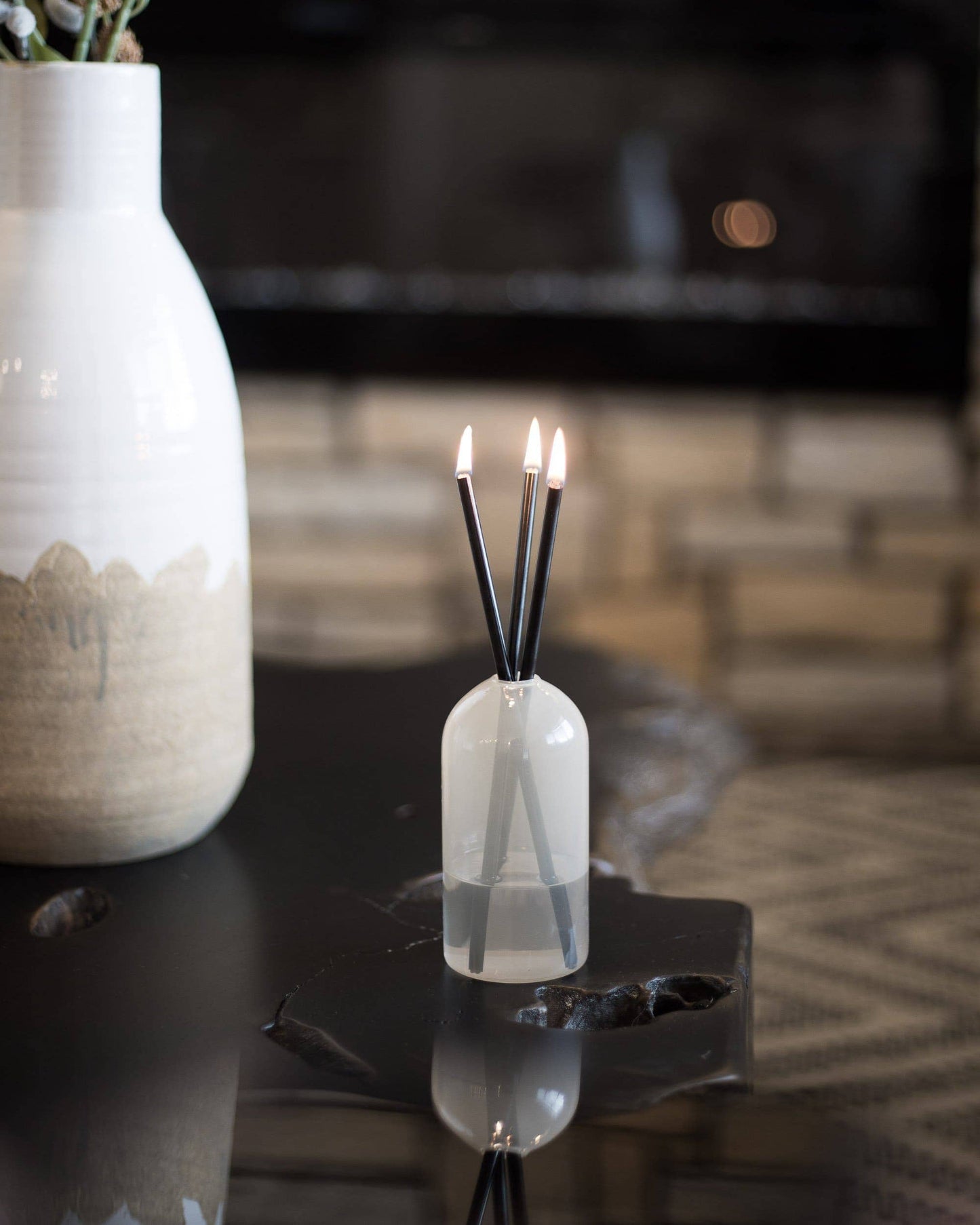 Black Everlasting Candles