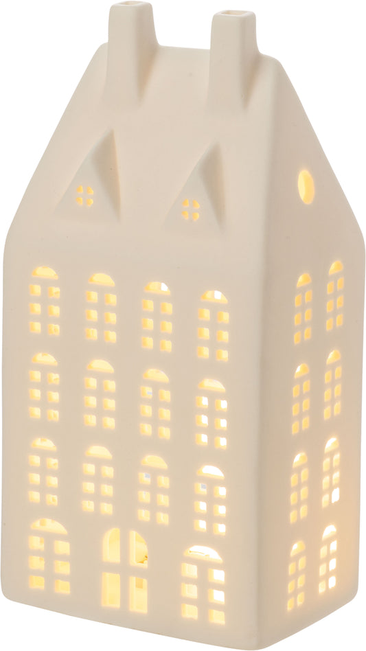 white lightup silvertree curved