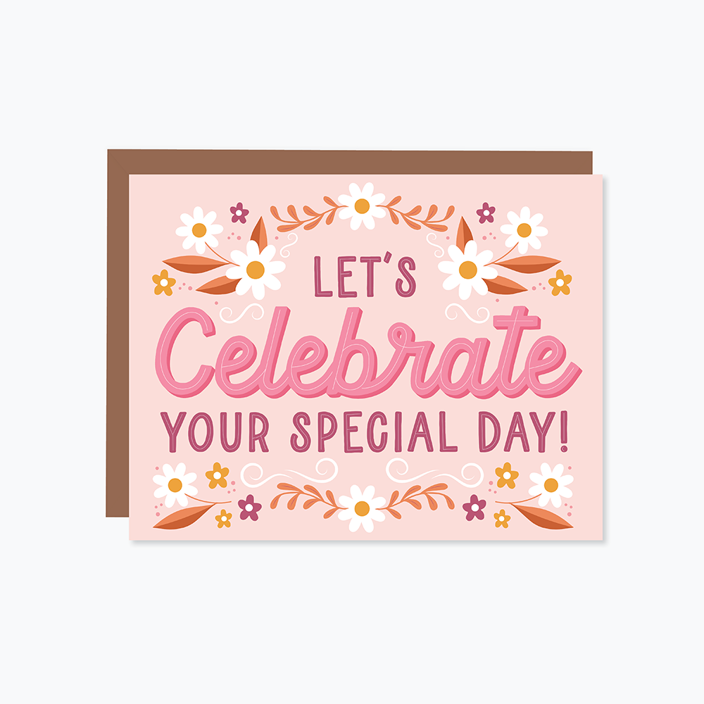 Golden Hour: Let's Celebrate Your Special Day |Greeting Card