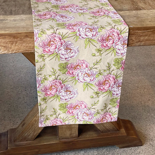 Cotton Table Runners : Mahogany