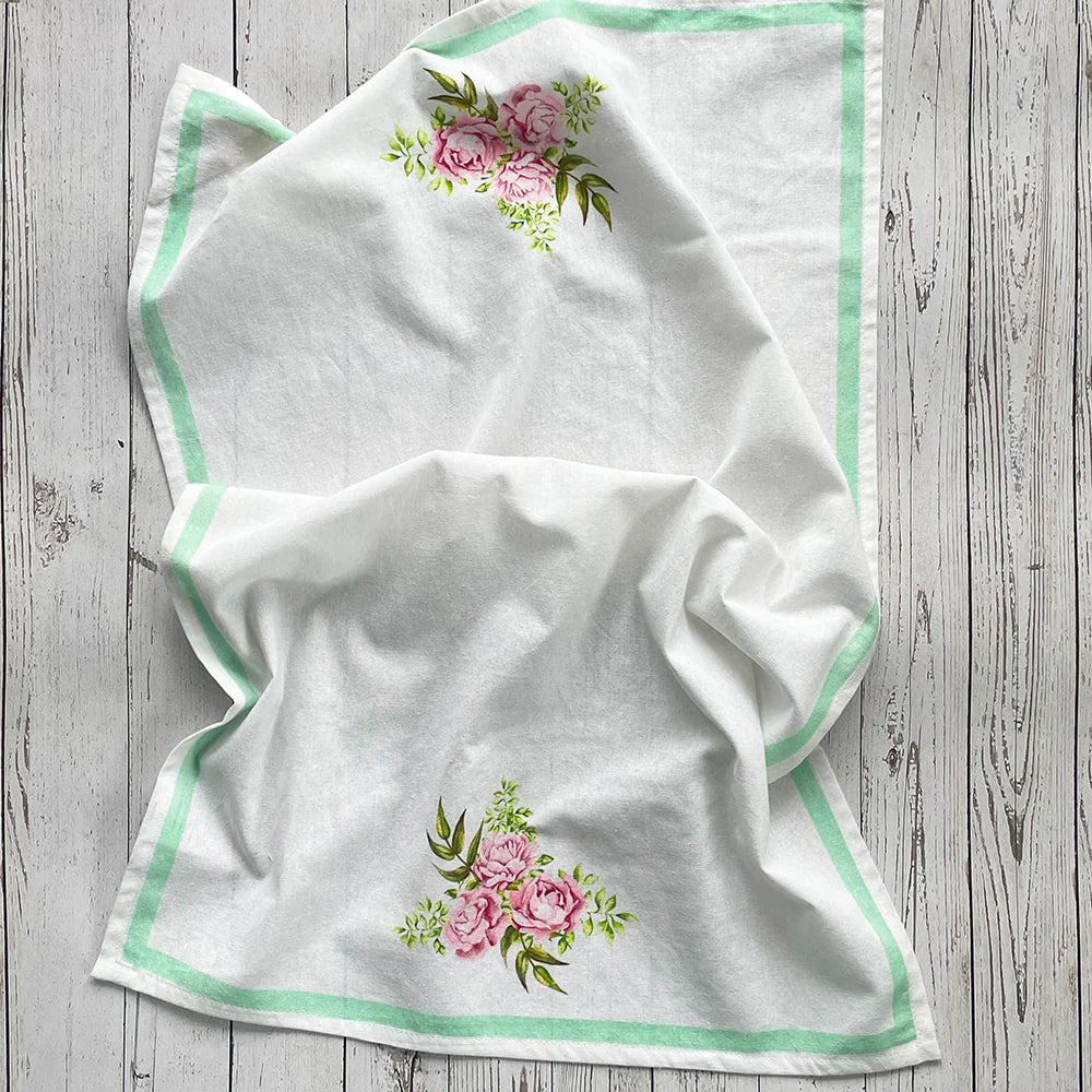 Flour Sack Cotton Printed Kitchen Towel Set of 2