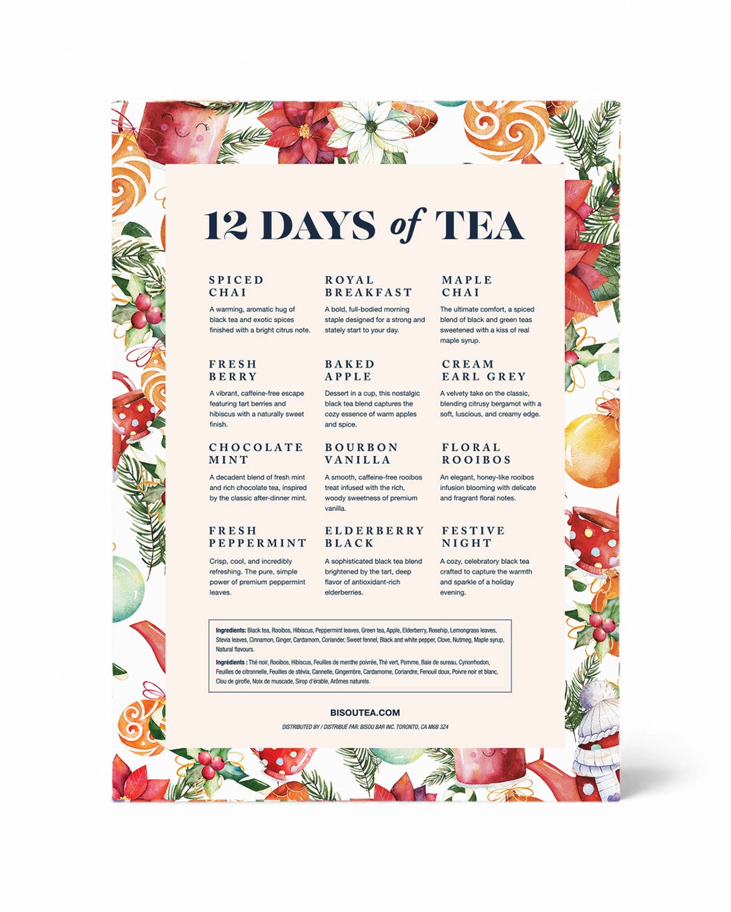 12 Days of Tea - Holiday Tea Advent Calendar