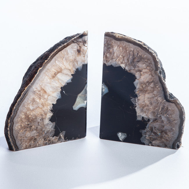 Agate Bookends