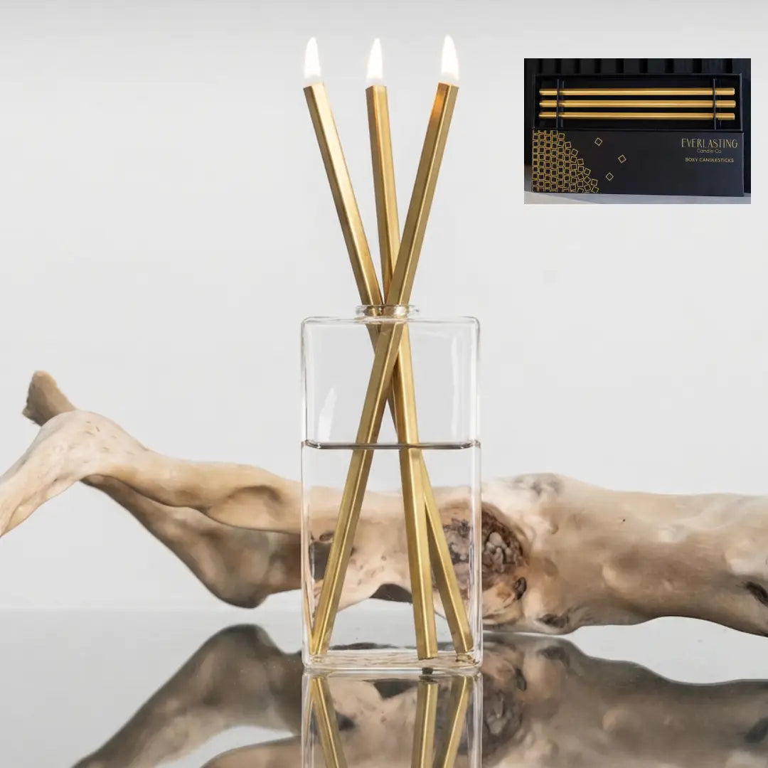 Boxy Steel Everlasting Candle Rods