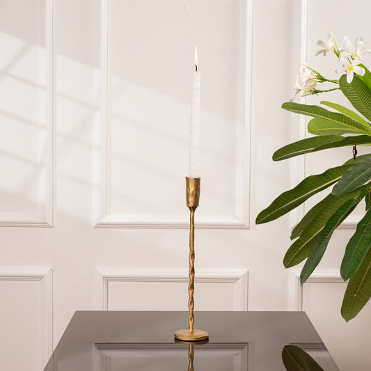 Gold Taper Inej Candle Holder