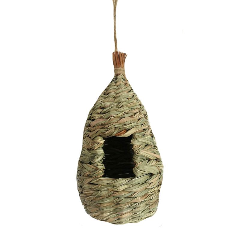 Grass Birdhouse Teardrop Shape
