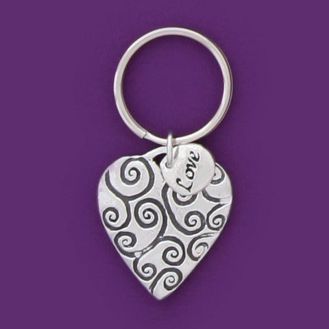 Pewter Keychain