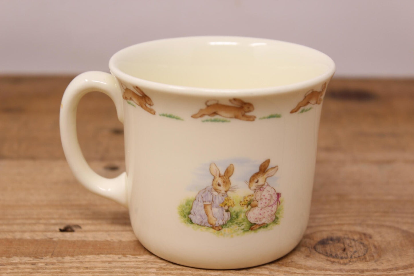 Bunnykins Pushing the Pram Vintage Mug