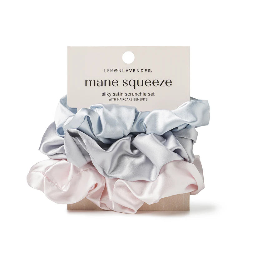 Mane Squeeze  Oversized Satin Scrunchie Sets