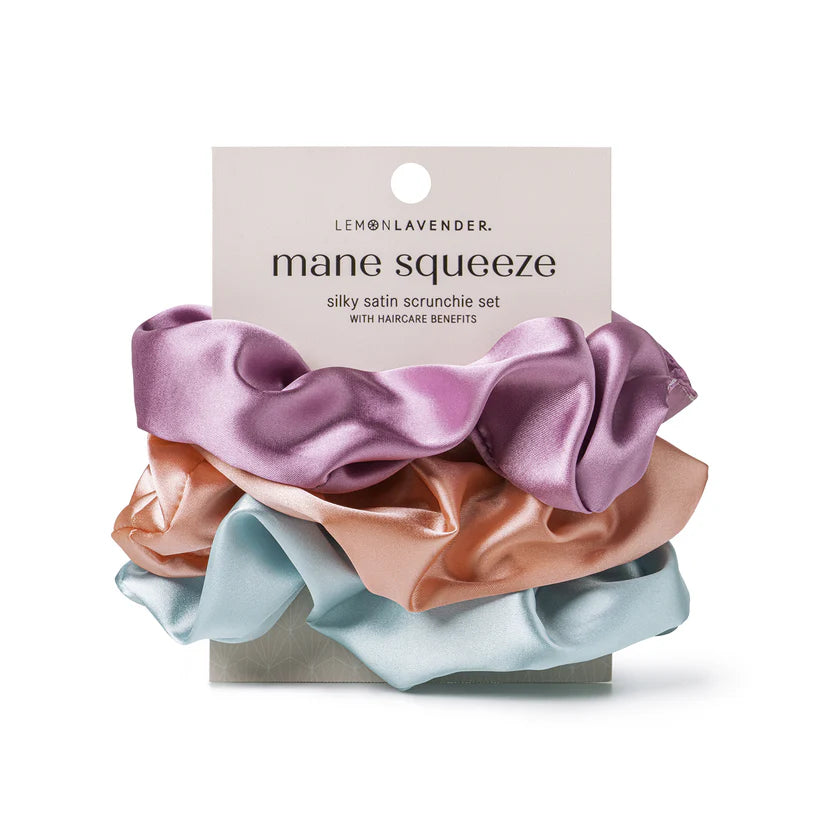 Mane Squeeze  Oversized Satin Scrunchie Sets
