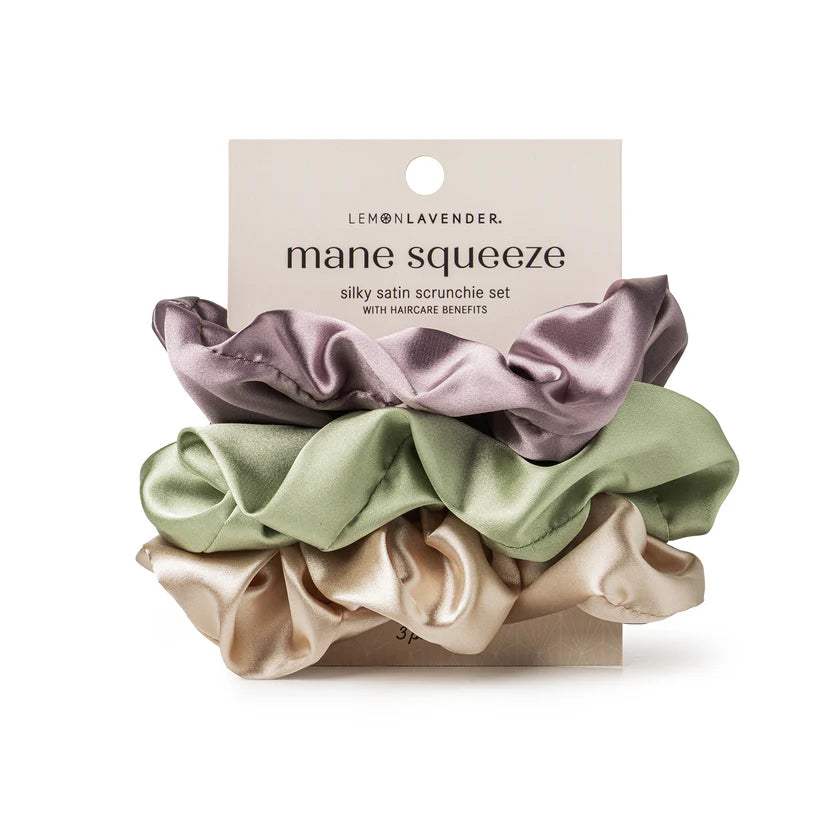 Mane Squeeze  Oversized Satin Scrunchie Sets