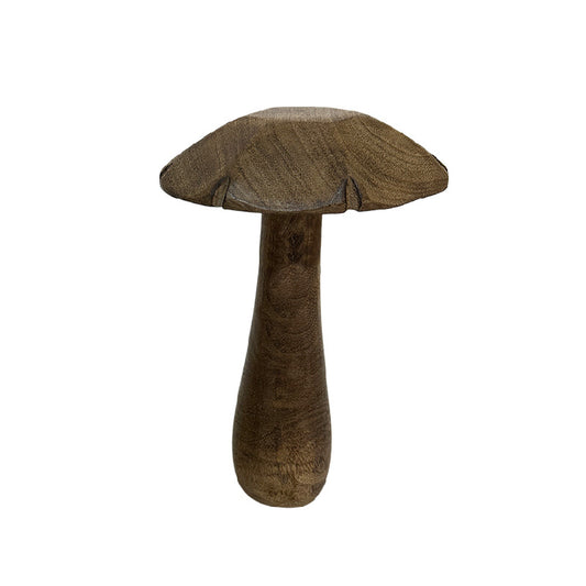 Carved Wooden Mushrooms