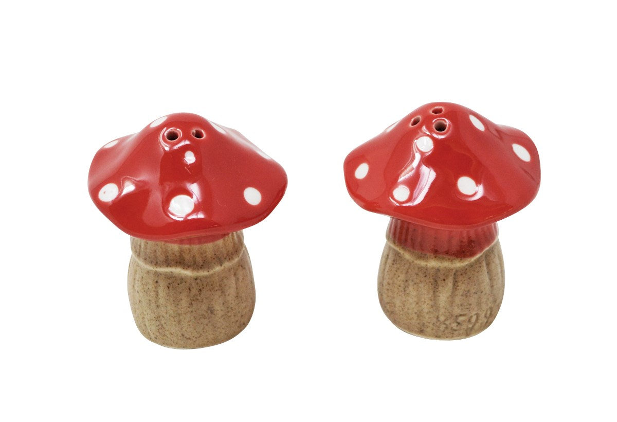 Mushroom Salt and Pepper Shakers