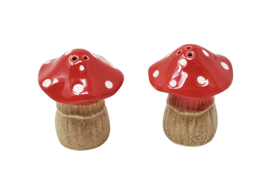 Mushroom Salt and Pepper Shakers