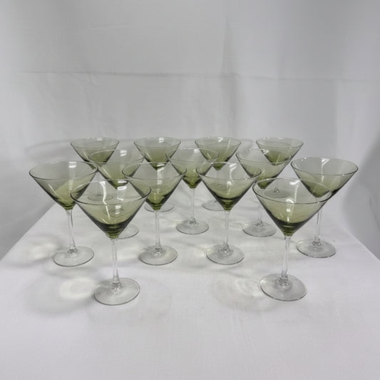 Green Martini Glasses