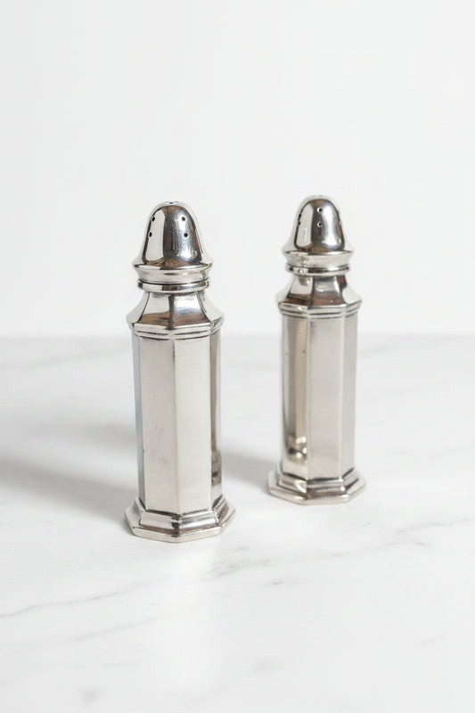 Vintage Shefield Salt & Pepper Set