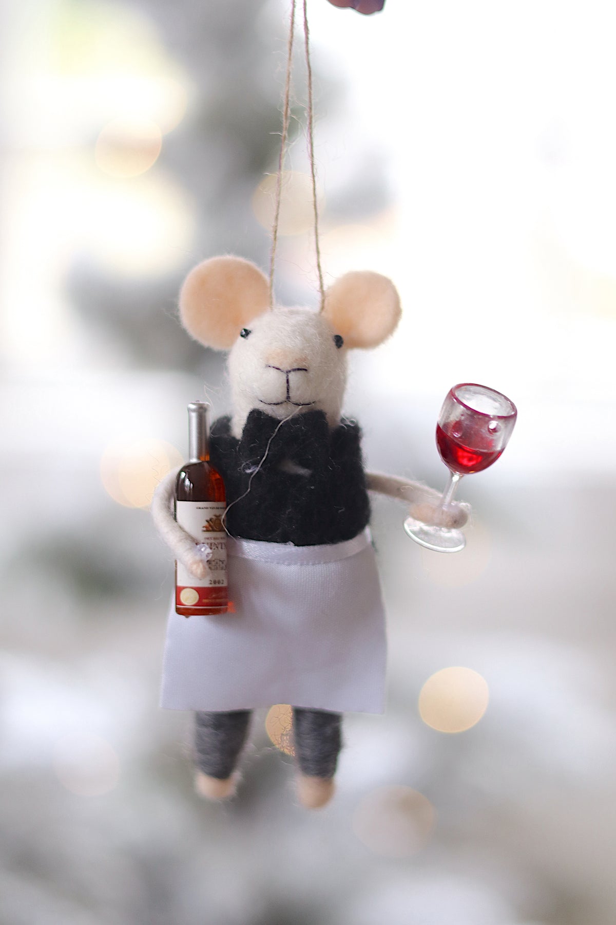 Sommelier Sam Felted Mouse