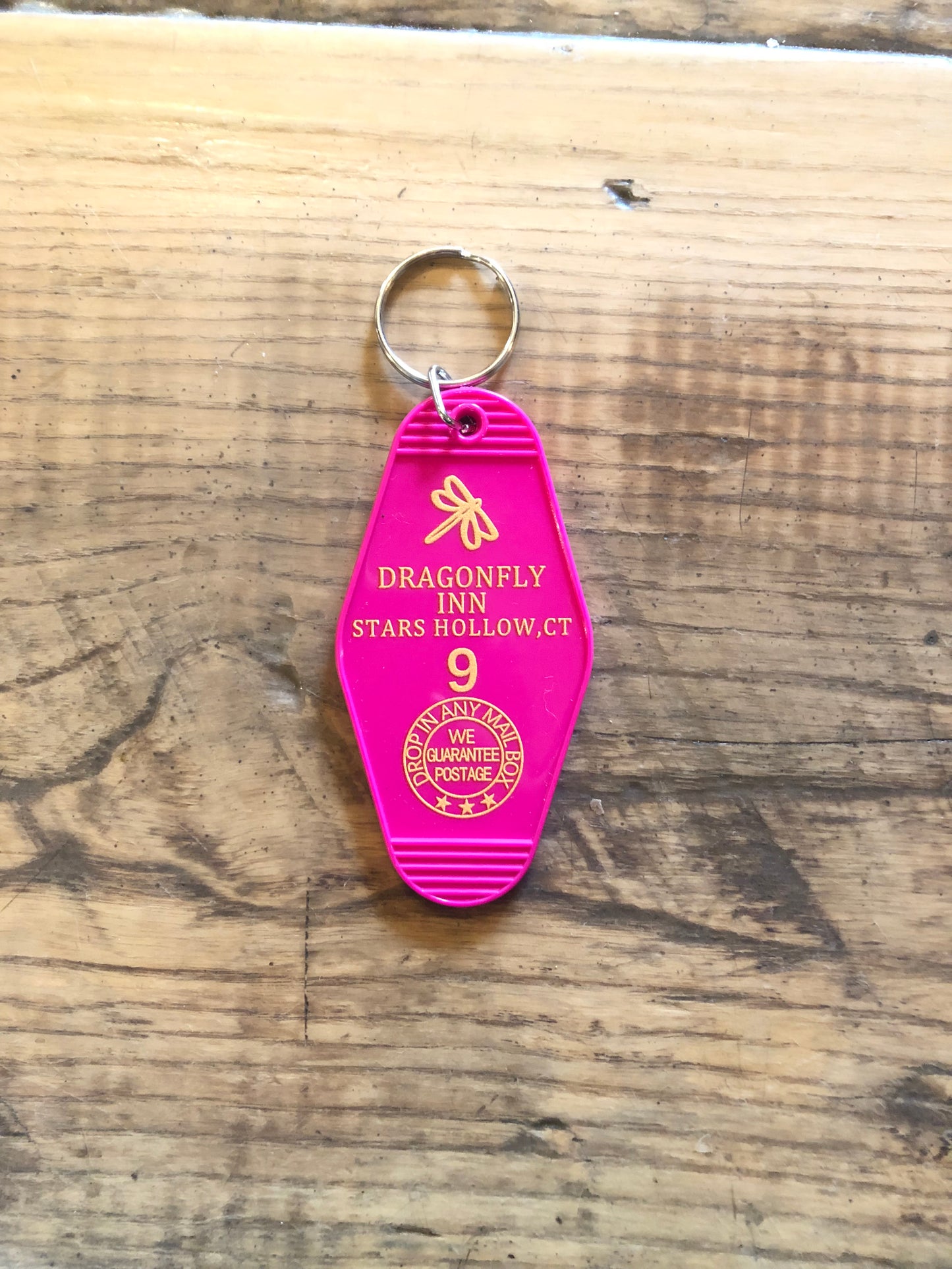 Key Chain - retro motel key style