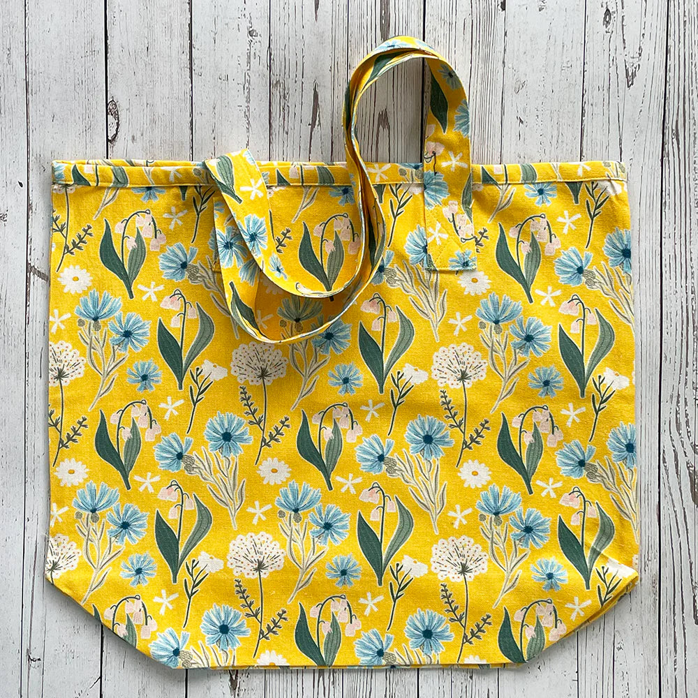 Cotton Print Cloth Tote Bags
