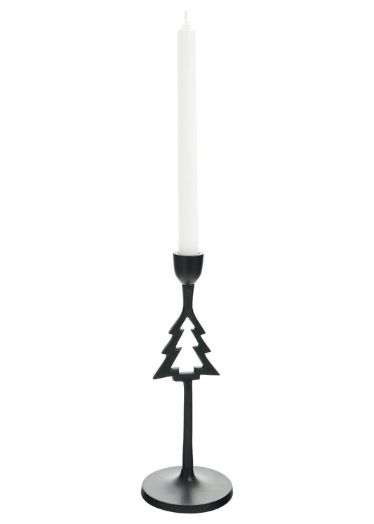 Black Star or Tree Taper Candle Holders