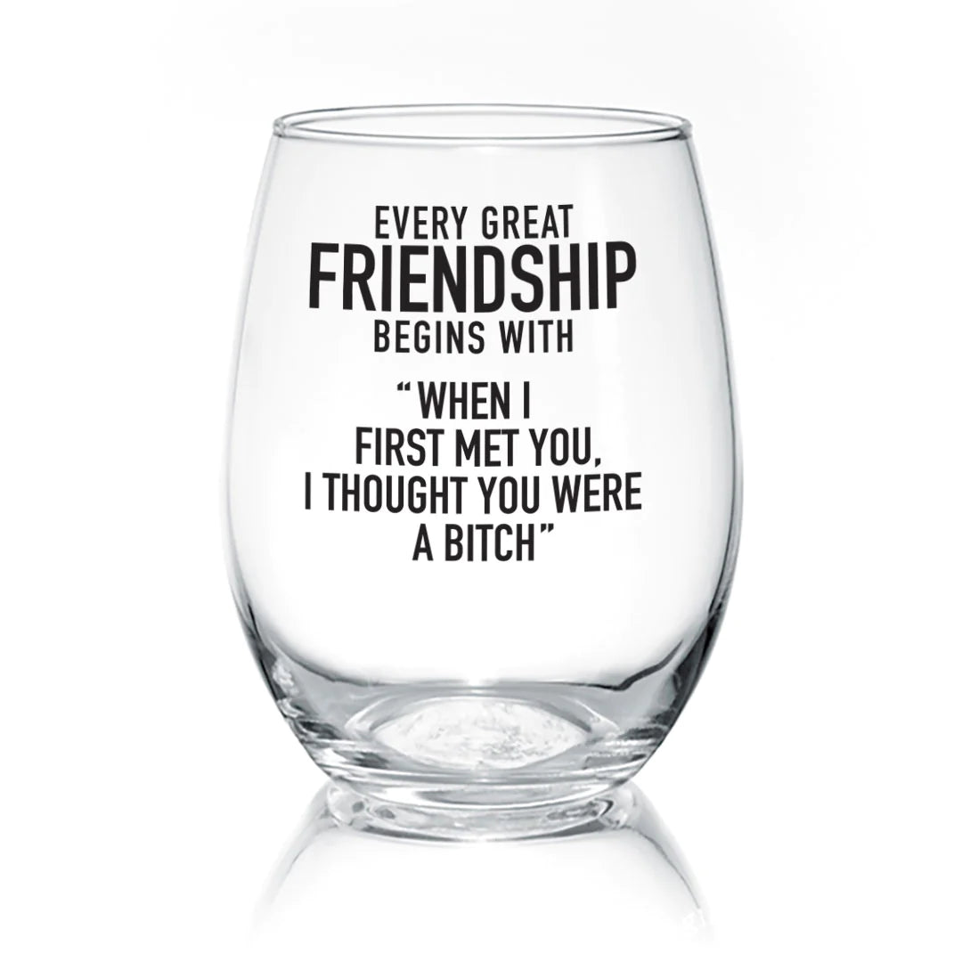 Wine Glass - With Sass!