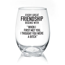 Load image into Gallery viewer, Wine Glass - With Sass!
