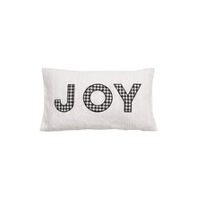 Load image into Gallery viewer, Knitted Joy or Merry &amp; Bright Pillow

