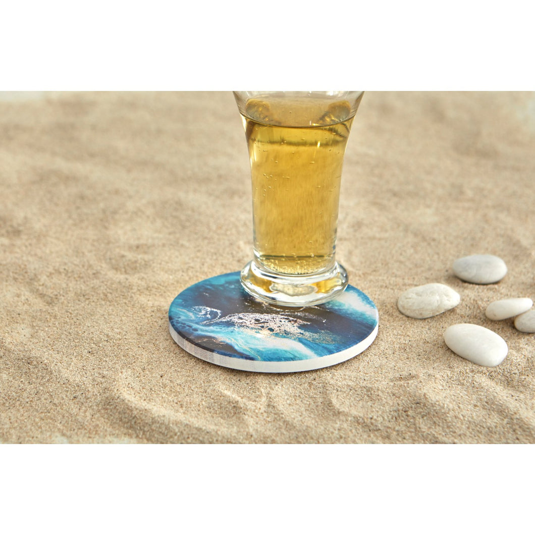 Coasters set 6 marbled