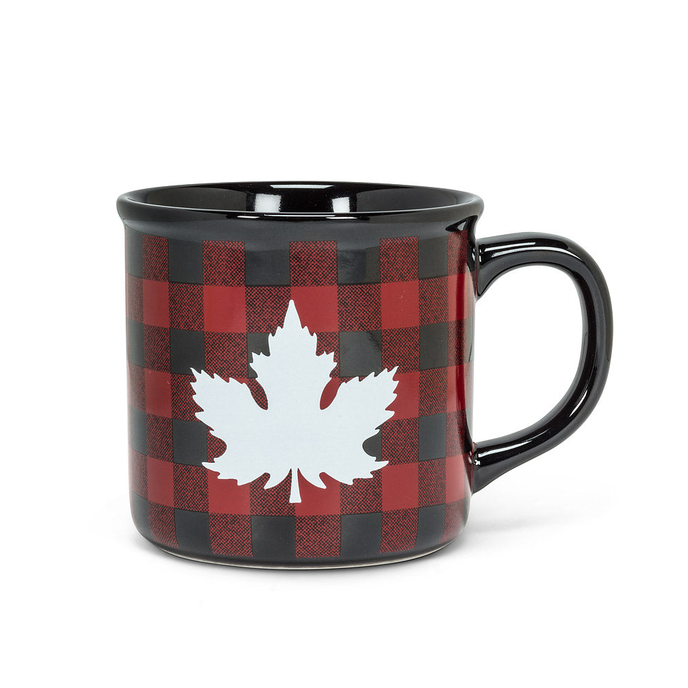Plaid Canadiana Mugs
