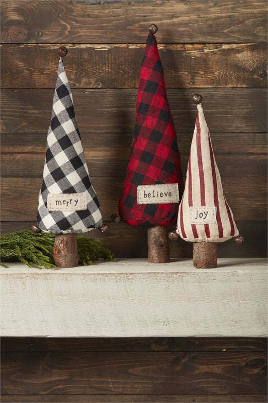 Christmas Fabric Trees
