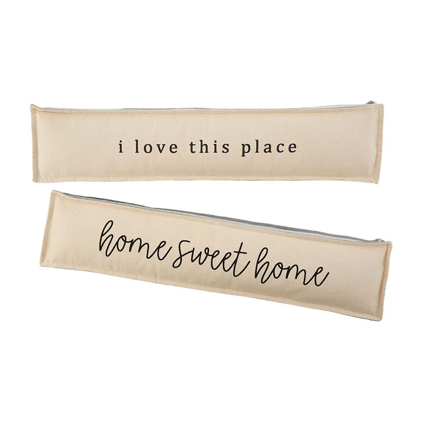 I Love this Place and Home Sweet Home Long Pillows