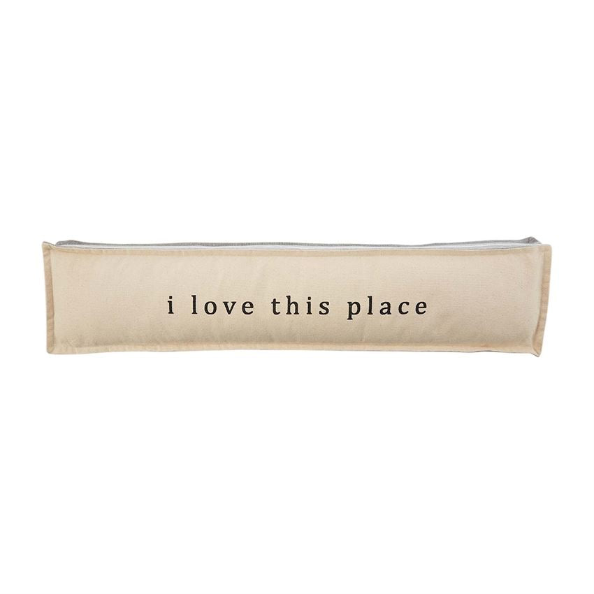 I Love this Place and Home Sweet Home Long Pillows