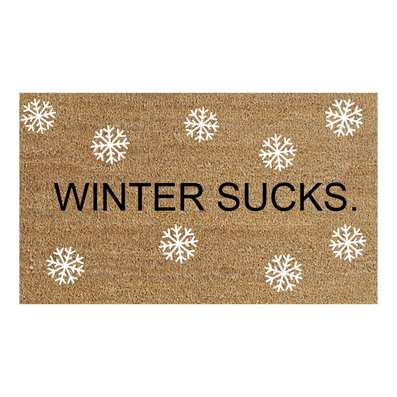 Winter Sucks Coir Doormat