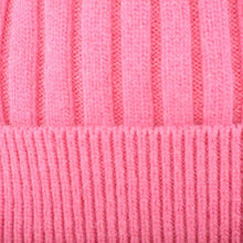 Load image into Gallery viewer, Pink Toque with fur pom angora
