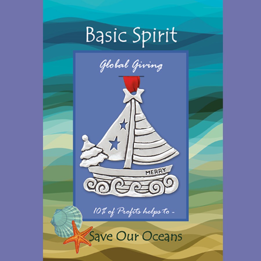 Basic Spirit Pewter Christmas Ornaments