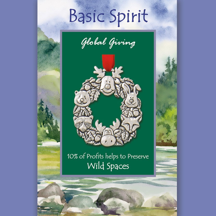 Basic Spirit Pewter Christmas Ornaments