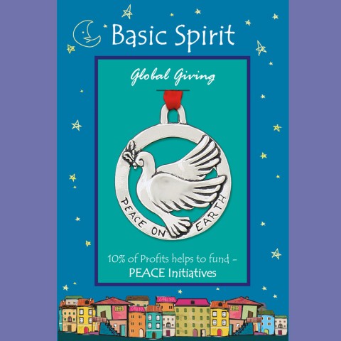 Basic Spirit Pewter Christmas Ornaments