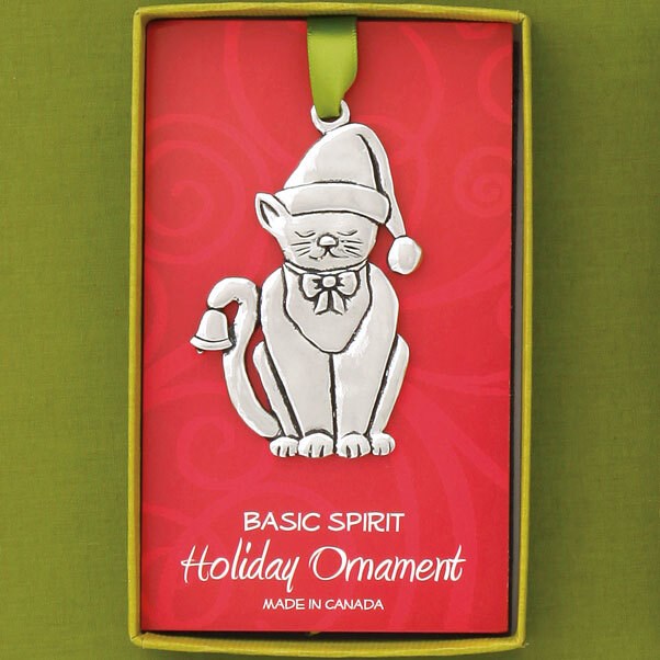 Basic Spirit Pewter Christmas Ornaments