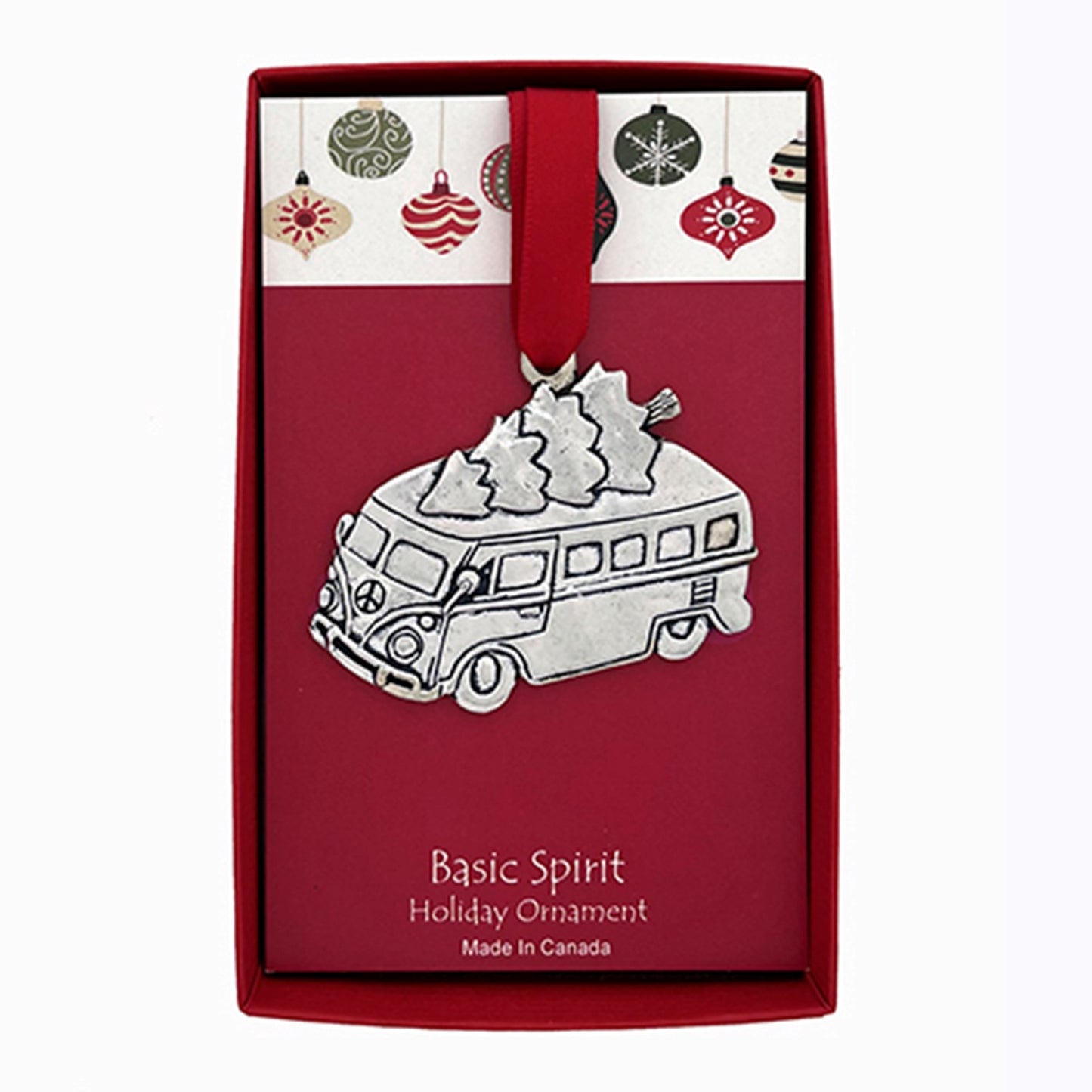 Basic Spirit Pewter Christmas Ornaments