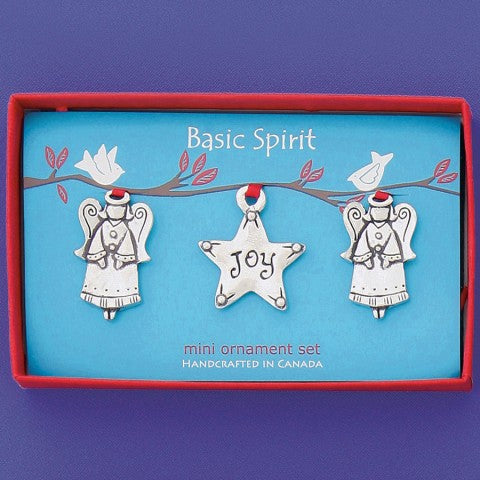 Basic Spirit Pewter Christmas Ornaments
