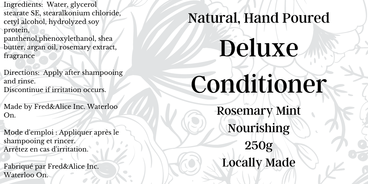 Deluxe Hand Poured Shampoo, Conditioner