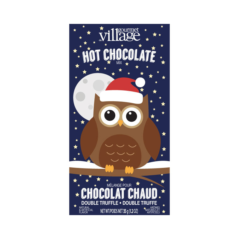 Owl double truffle hot chocolate
