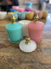 Load image into Gallery viewer, Pastel Glass Lidded Jar Candle
