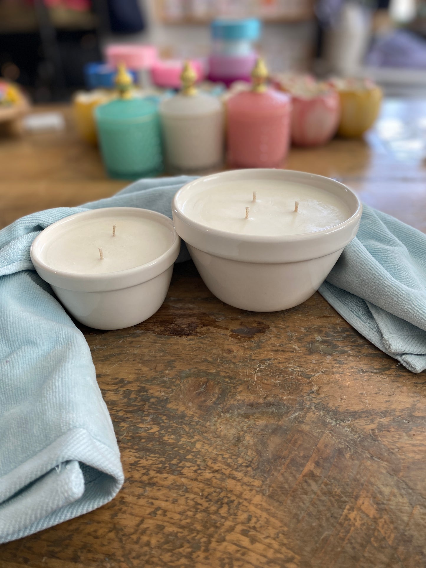 Pudding Bowl Candles