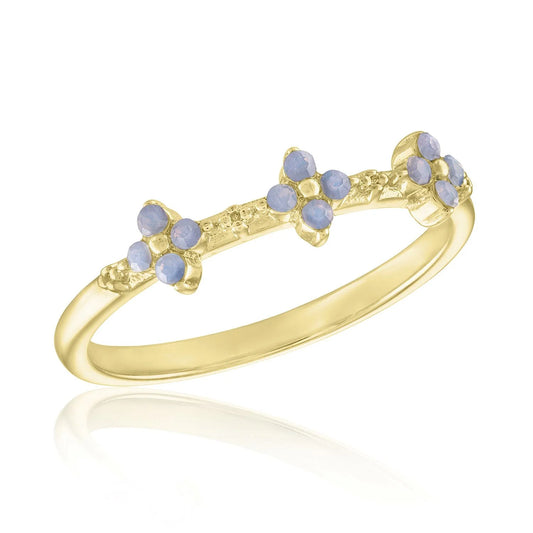 Opal Stacked Rings - Gold